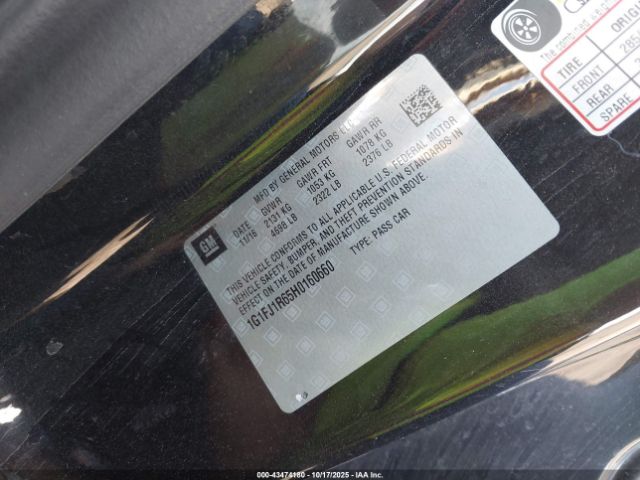 2017 CHEVROLET CAMARO 1G1FJ1R65H0160660 Photo 8