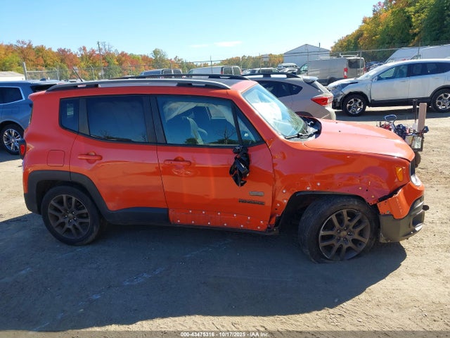 2016 Jeep Renegade 75th Anniversary მანქანა იყიდება აუქციონზე, vin: ZACCJABT9GPC62627, აუქციონის ნომერი: 43475316