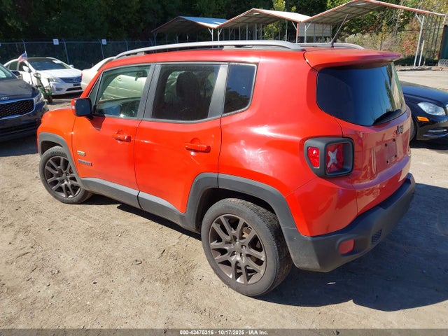 2016 Jeep Renegade 75th Anniversary მანქანა იყიდება აუქციონზე, vin: ZACCJABT9GPC62627, აუქციონის ნომერი: 43475316
