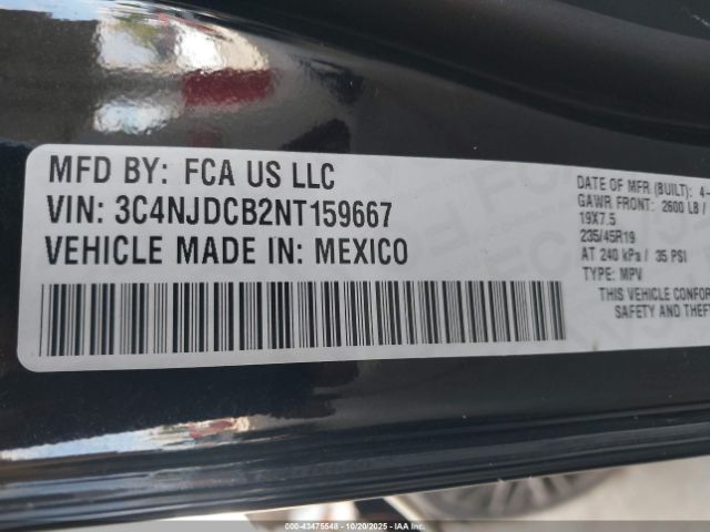 2022 JEEP COMPASS 3C4NJDCB2NT159667 Photo 8