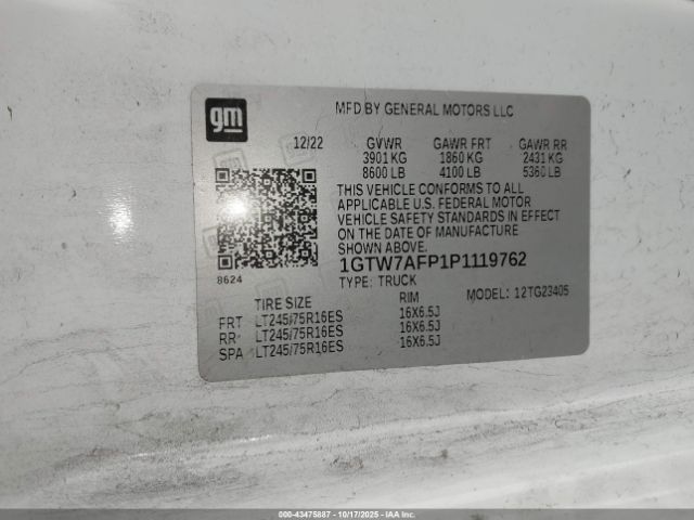 2023 GMC SAVANA CARGO 1GTW7AFP1P1119762 Photo 8