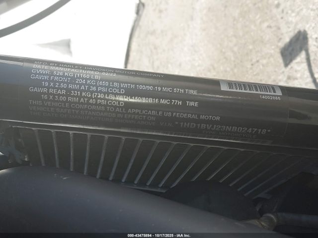 2022 HARLEY-DAVIDSON FXST 1HD1BVJ23NB024718 Photo 9