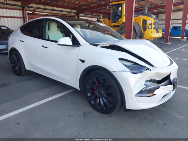 2021 TESLA MODEL Y 5YJYGDEF7MF215952 Photo 0