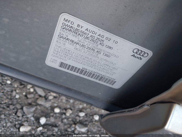 2010 AUDI Q5 WA1LKAFP8AA075004 Photo 8