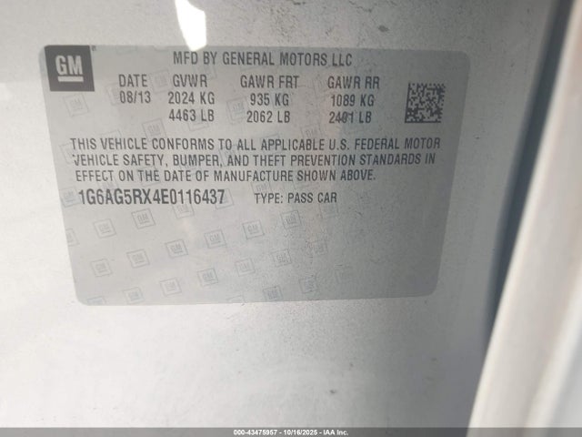 2014 CADILLAC ATS 1G6AG5RX4E0116437 Photo 8