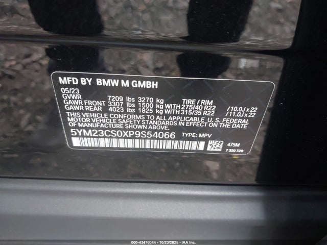BMW Xm 2023 5YM23CS0XP9S54066 Image 9