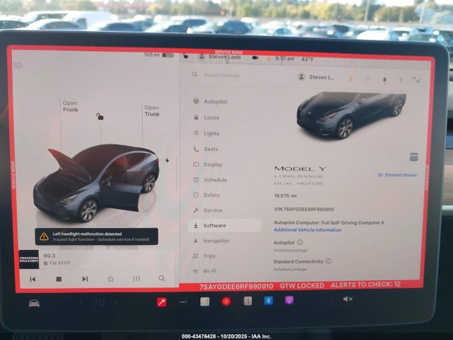 2024 TESLA MODEL Y 7SAYGDEE6RF990910 Photo 6