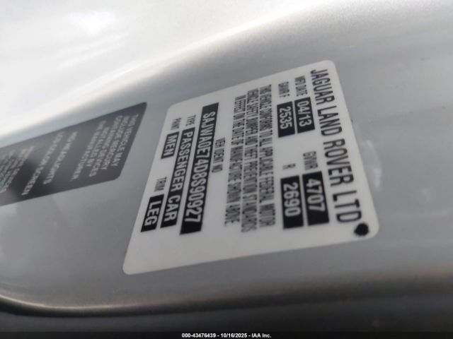 2013 JAGUAR XF SAJWA0E74D8S90927 Photo 8