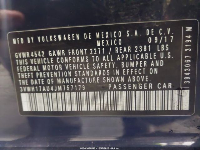 2018 VOLKSWAGEN GOLF ALLTRACK 3VWH17AU4JM757179 Photo 8