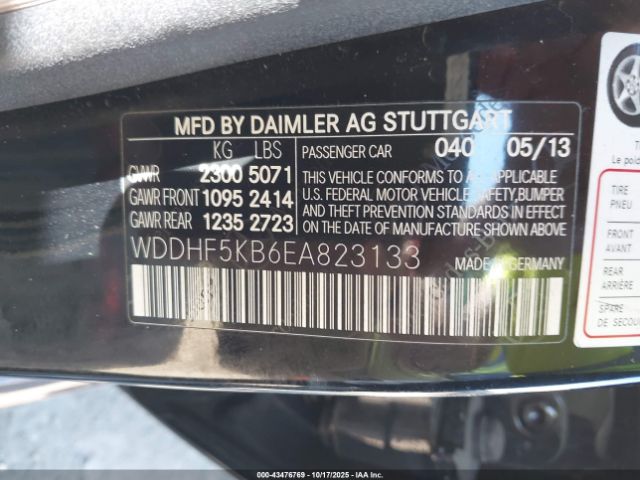 2014 MERCEDES-BENZ E 350 WDDHF5KB6EA823133 Photo 8