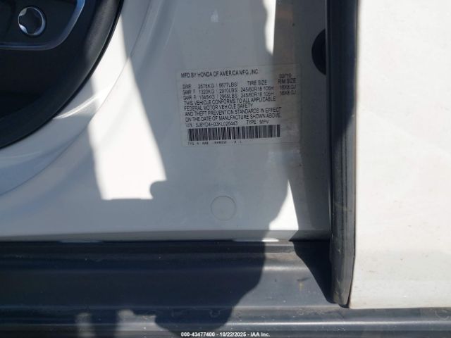 2019 ACURA MDX 5J8YD4H33KL025443 Photo 8