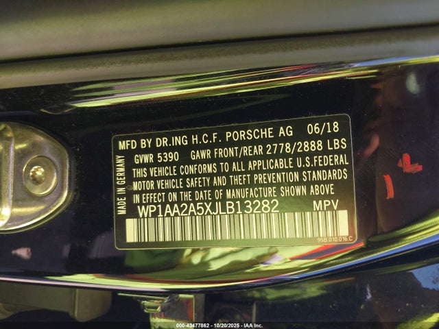 2018 PORSCHE MACAN WP1AA2A5XJLB13282 Photo 8