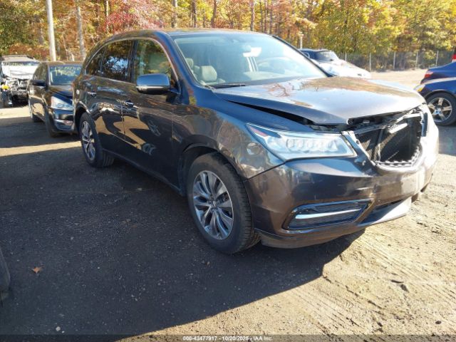 2014 ACURA MDX 5FRYD4H42EB016343 Photo 0