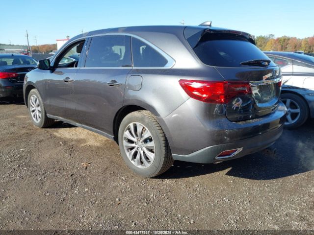 2014 ACURA MDX 5FRYD4H42EB016343 Photo 2
