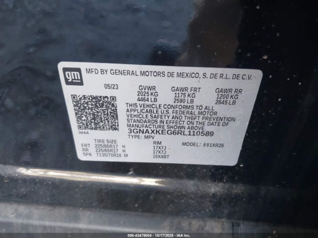 2024 CHEVROLET EQUINOX 3GNAXKEG6RL110589 Photo 8