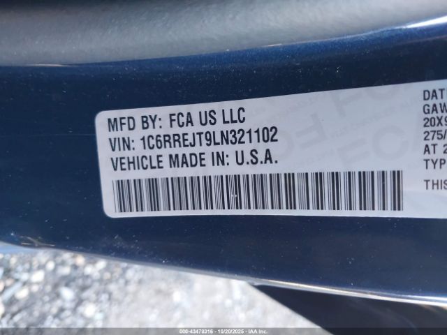 2020 RAM 1500 1C6RREJT9LN321102 Photo 8