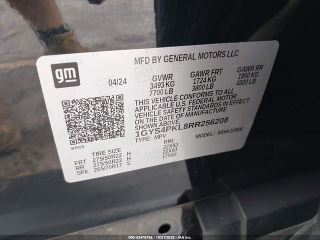 2024 CADILLAC ESCALADE ESV 1GYS4PKL8RR256208 Photo 8