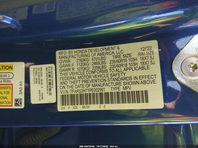 2023 HONDA CR-V 7FARS3H71PE002991 Photo 8