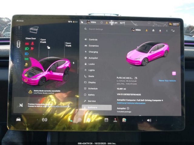 2025 TESLA MODEL 3 5YJ3E1EB7SF904835 Photo 6