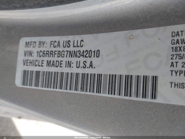 2022 RAM 1500 1C6RRFBG7NN342010 Photo 8