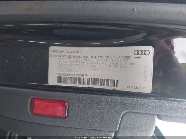 2019 AUDI A4 WAUGMAF46KN022011 Photo 8