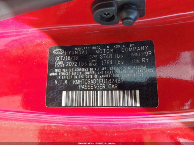 2014 HYUNDAI VELOSTER KMHTC6AD1EU182487 Photo 8