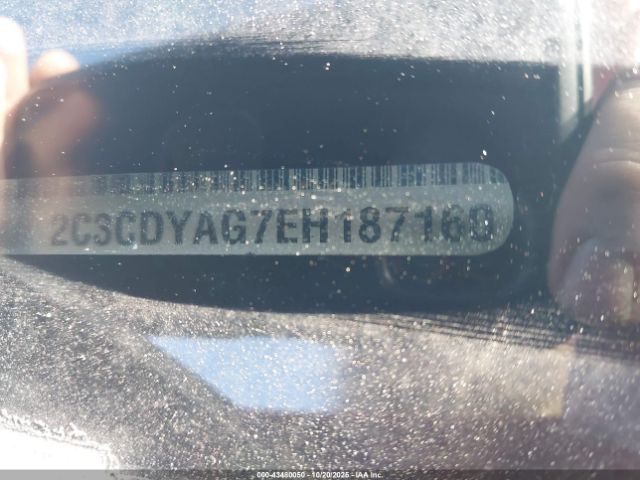 2014 DODGE CHALLENGER 2C3CDYAG7EH187160 Photo 8