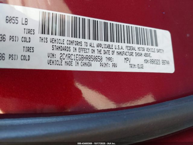 2017 CHRYSLER PACIFICA 2C4RC1EG8HR850650 Photo 8