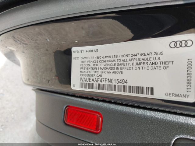 2023 AUDI A4 WAUEAAF47PN015494 Photo 8