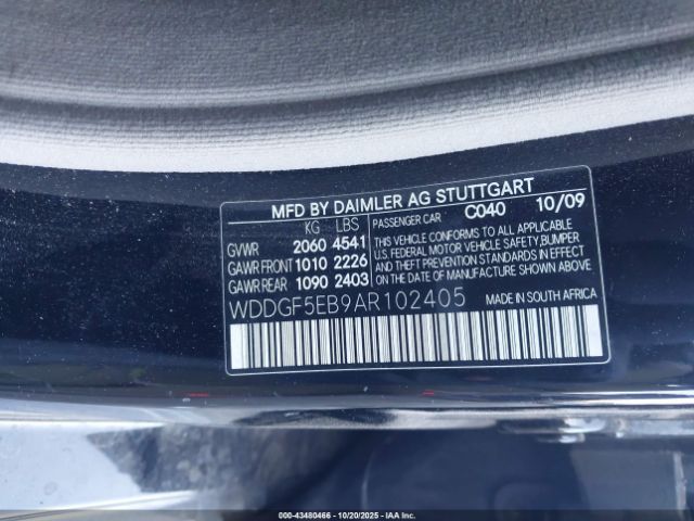 2010 MERCEDES-BENZ C 300 WDDGF5EB9AR102405 Photo 8