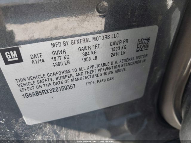 2014 CADILLAC ATS 1G6AB5RX3E0159357 Photo 8