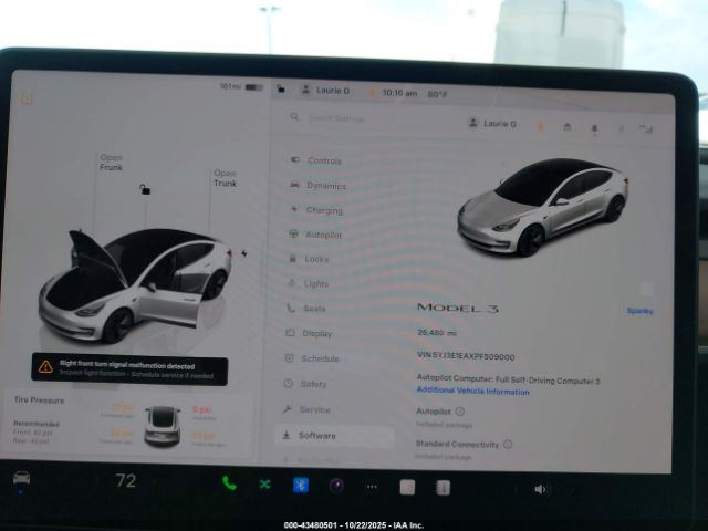 2023 TESLA MODEL 3 5YJ3E1EAXPF509000 Photo 6