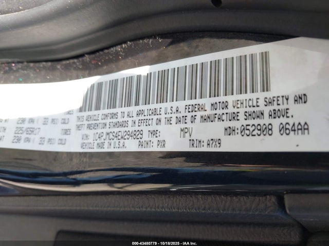 Aukcja sprzedaży 2014 Jeep Cherokee Latitude, vin: 1C4PJMCS4EW294829, numer aukcji: 43480779