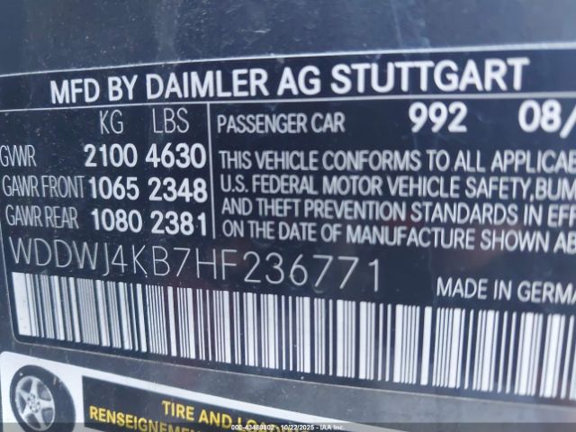 2017 MERCEDES-BENZ C 300 WDDWJ4KB7HF236771 Photo 8