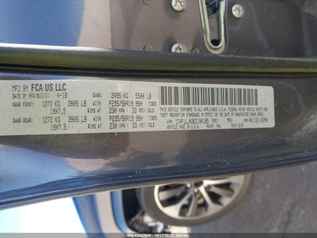 2019 JEEP CHEROKEE 1C4PJLJN3KD194185 Photo 8