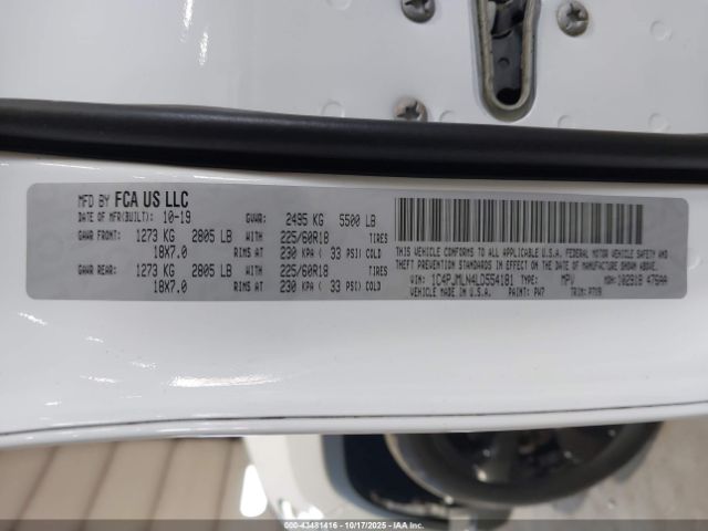 2020 JEEP CHEROKEE 1C4PJMLN4LD554181 Photo 8