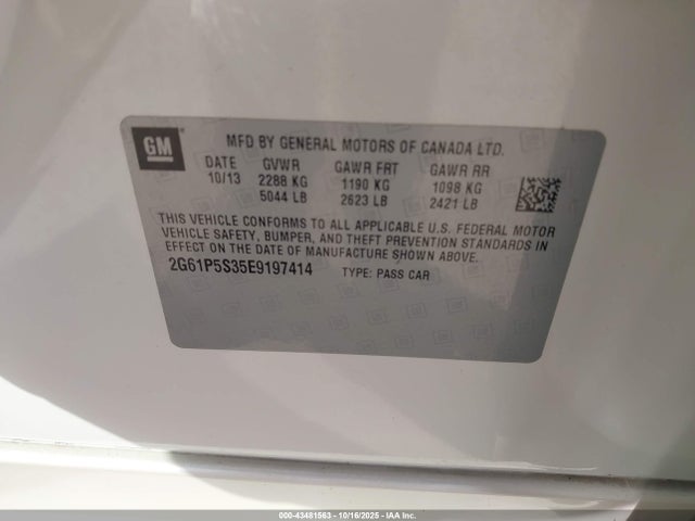 2014 CADILLAC XTS 2G61P5S35E9197414 Photo 8