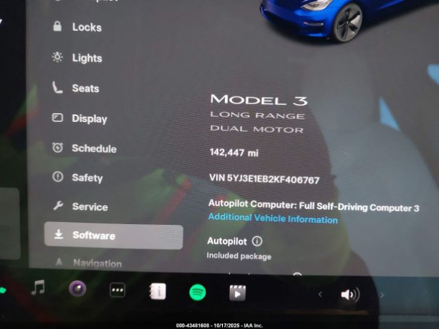 2019 TESLA MODEL 3 5YJ3E1EB2KF406767 Photo 6