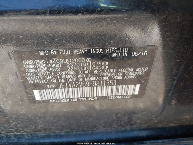 2017 SUBARU WRX STI JF1VA2V69H9811353 Photo 8