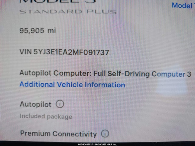 2021 TESLA MODEL 3 5YJ3E1EA2MF091737 Photo 6