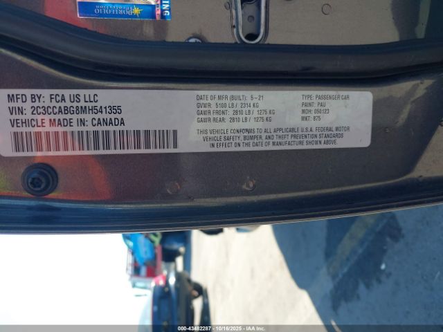 2021 CHRYSLER 300 2C3CCABG8MH541355 Photo 8