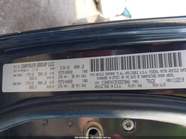 2015 RAM 1500 1C6RR7NT3FS557840 Photo 8