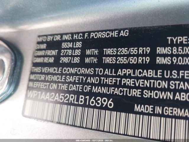 2024 PORSCHE MACAN WP1AA2A52RLB16396 Photo 8