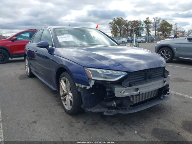 2021 AUDI A4 WAUEAAF45MA038954