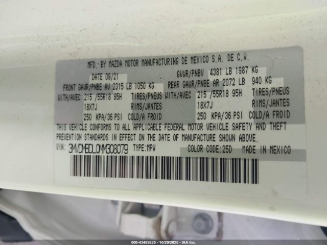 2021 MAZDA CX-30 3MVDMBDL0MM308079 Photo 8