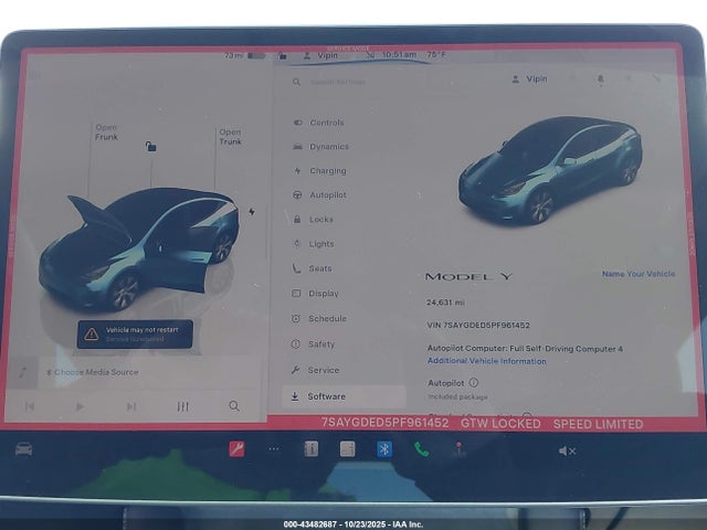 2023 TESLA MODEL Y 7SAYGDED5PF961452 Photo 6