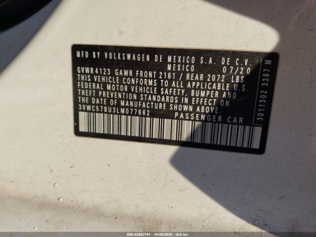 2020 VOLKSWAGEN JETTA 3VWC57BU3LM077662 Photo 8