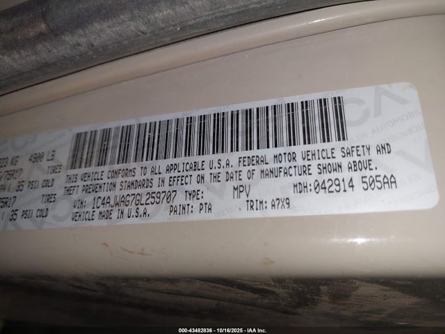 Jeep Wrangler Sport 2016 1C4AJWAG7GL259707 Image 9