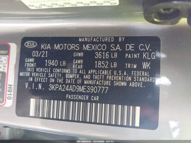 2021 KIA RIO 3KPA24AD9ME390777 Photo 8