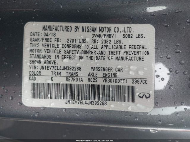 2018 INFINITI Q60 JN1EV7EL4JM392268 Photo 8